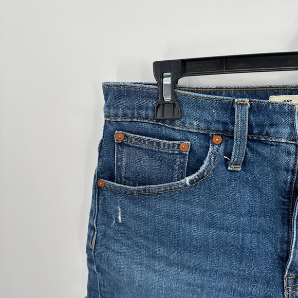 MADEWELL M9222 High-Rise Denim Shorts in Malden Wash // 28 - Picture 7 of 12